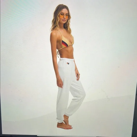 Aviator Nation Smiley Sunset Sweatpants Size -Large - Picture 4 of 9